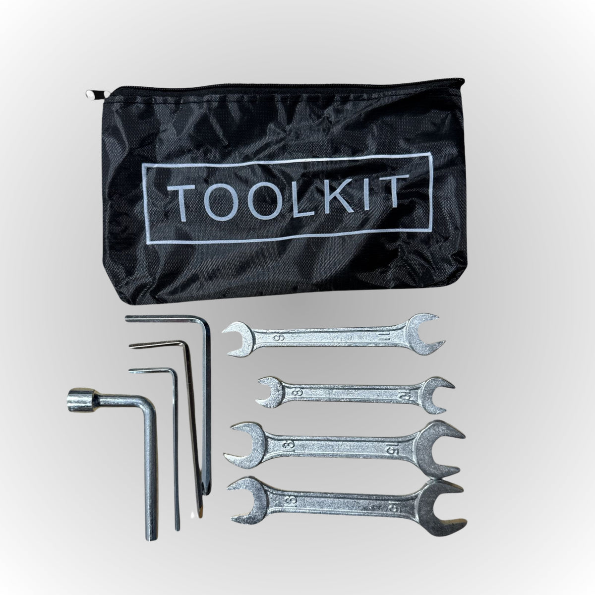 Complete Fatbike Maintenance Toolkit - Spanners, Allen Keys & Compact Bag