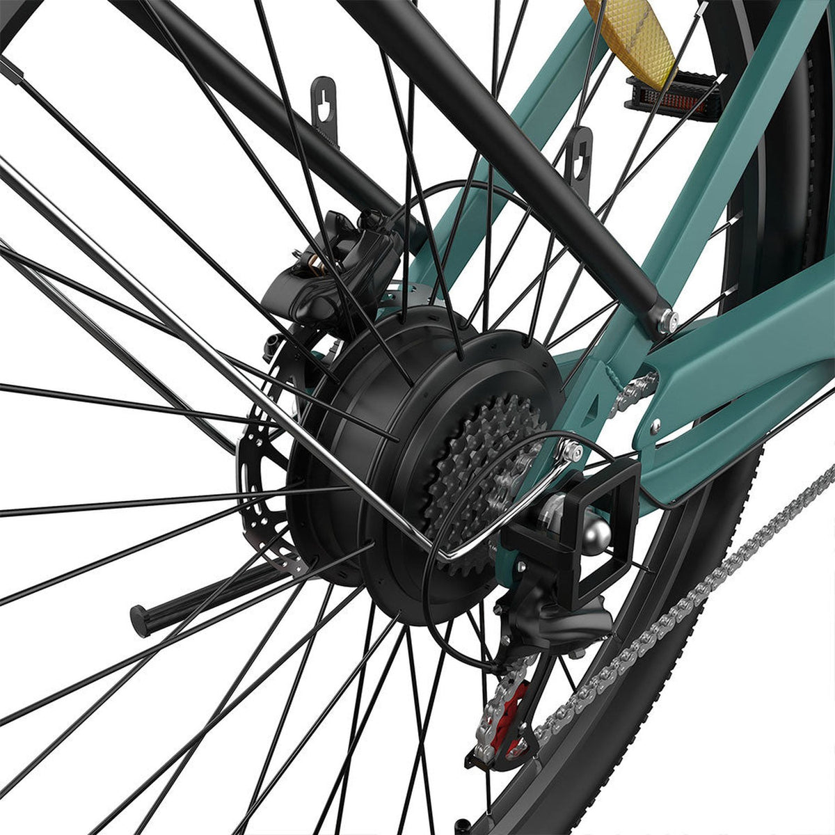 Velopro C1 Pro Elektrische Stadsfiets Wit - Hypebikes