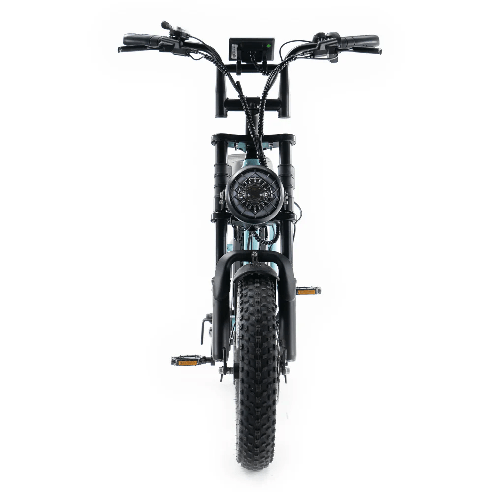 OUXI C80 Mini Fatbike - Licht Blauw - Hydraulische Remmen - Hypebikes