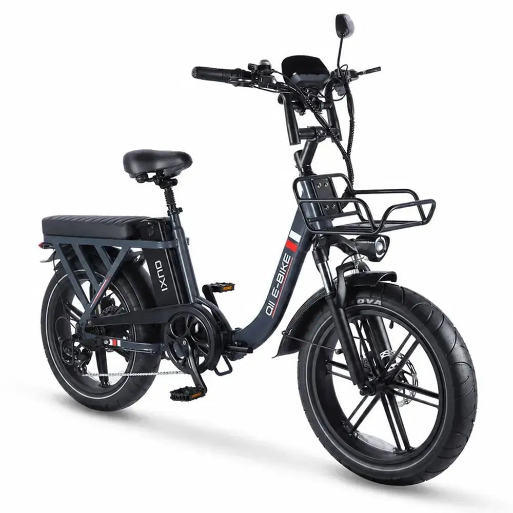 OUXI Q11 Elektrisch Vouwfiets Fatbike 20‑inch 250W Donkergrijs - Hypebikes
