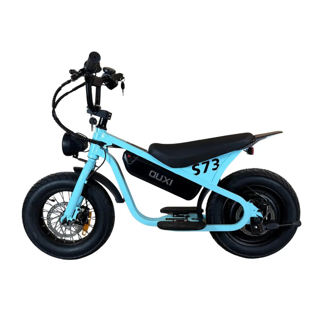 OUXI S73 mini Loopfiets Elektrisch Lichtblauw