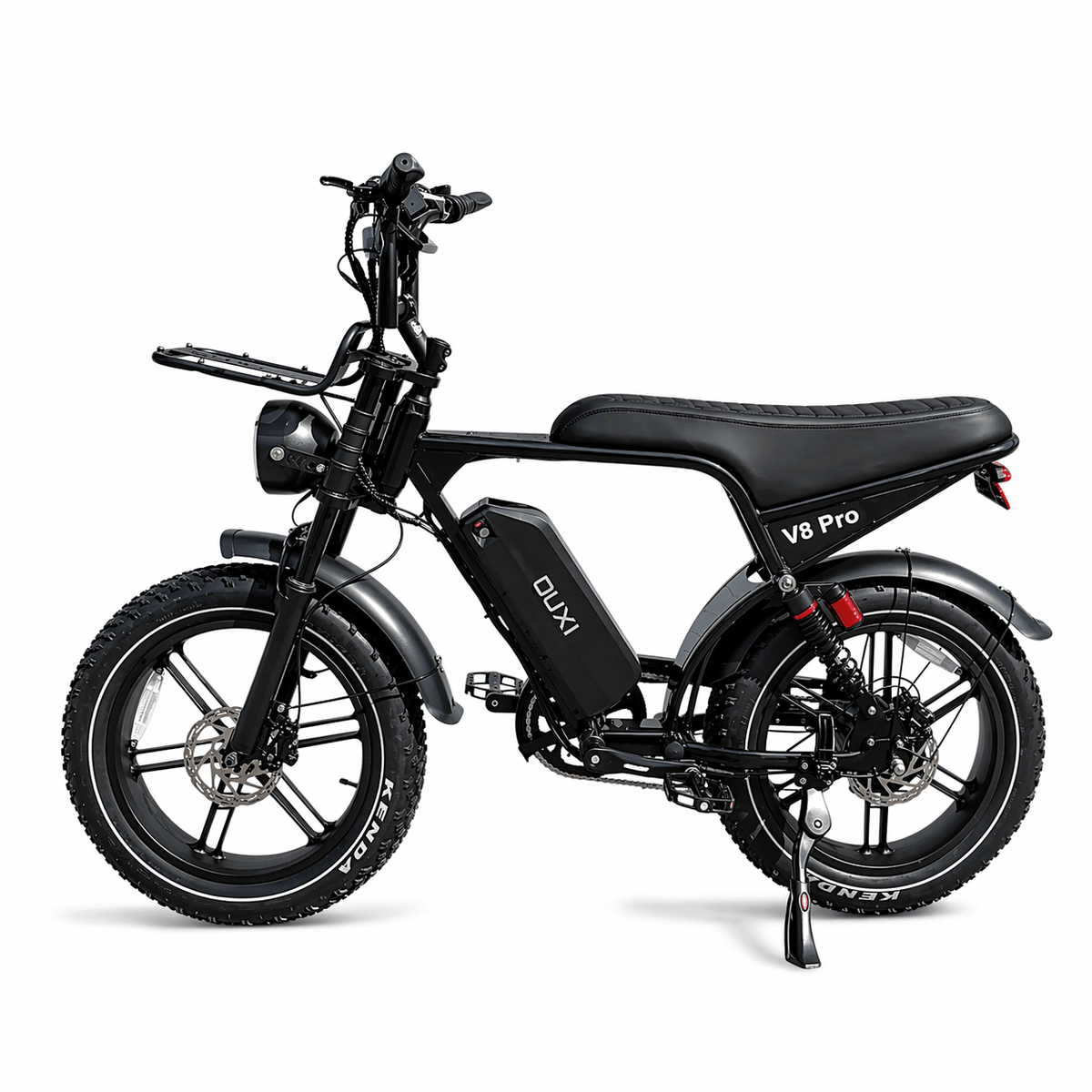 OUXI V8 Pro 24 Zoll Fatbike – Schwarz – Hydraulische Bremsen