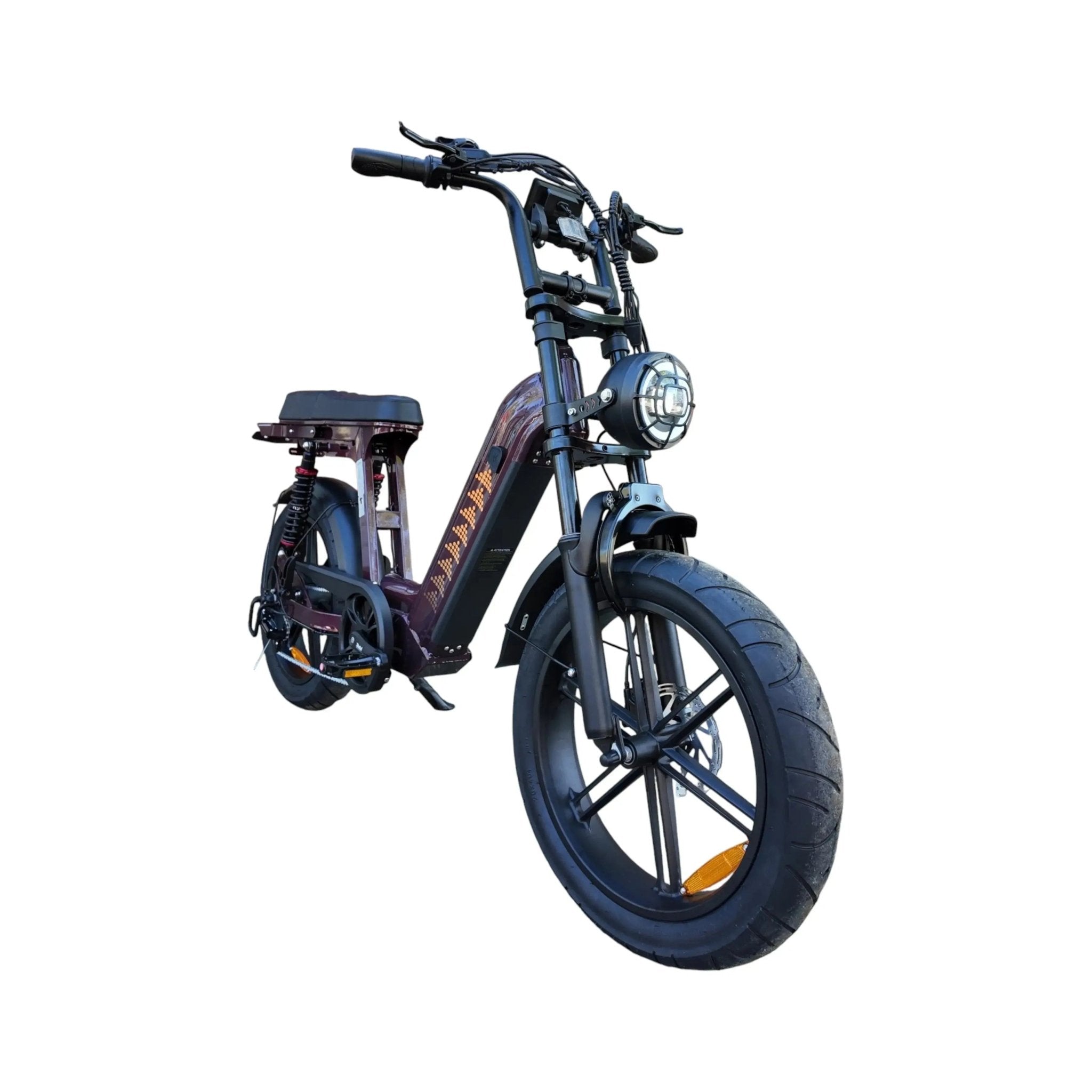 QmWheel D50 Elektrisch Fatbike 250W Paars - Hypebikes