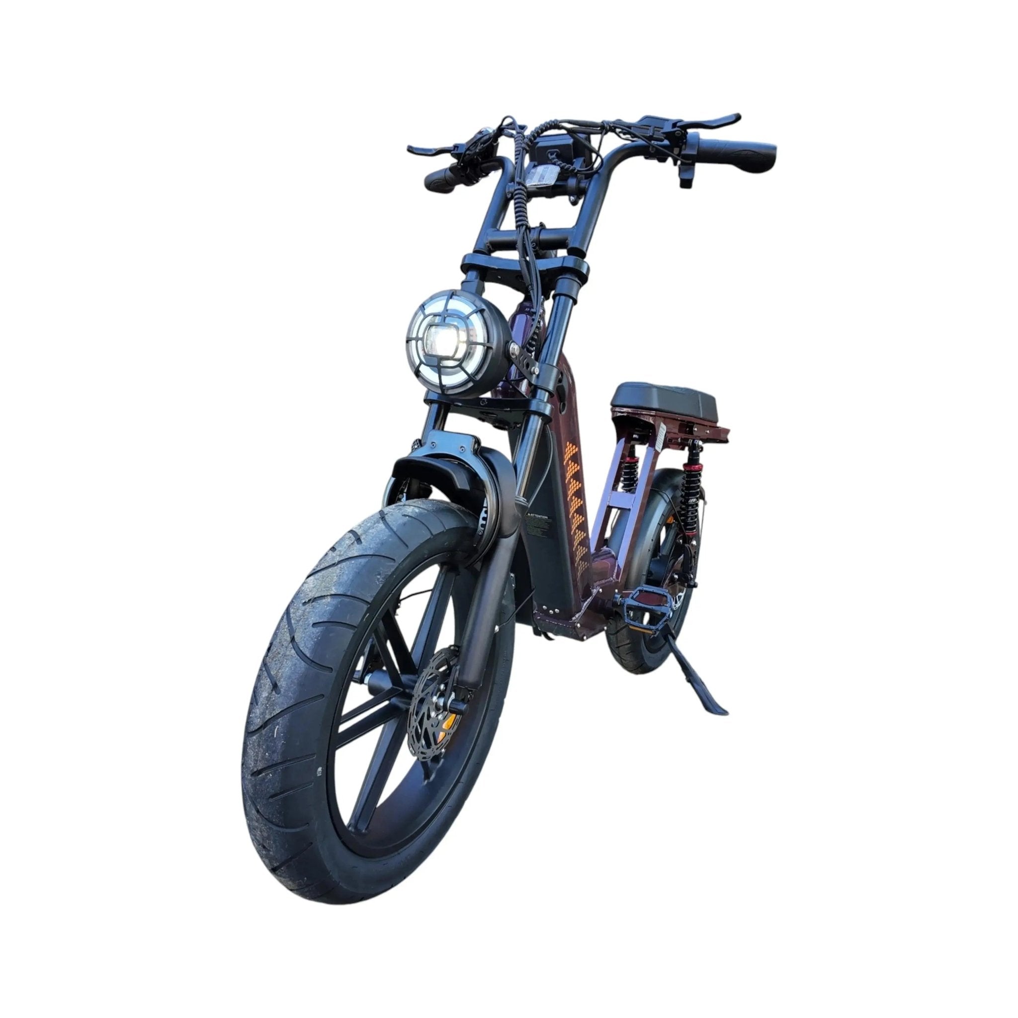 QmWheel D50 Elektrisch Fatbike 250W Paars - Hypebikes