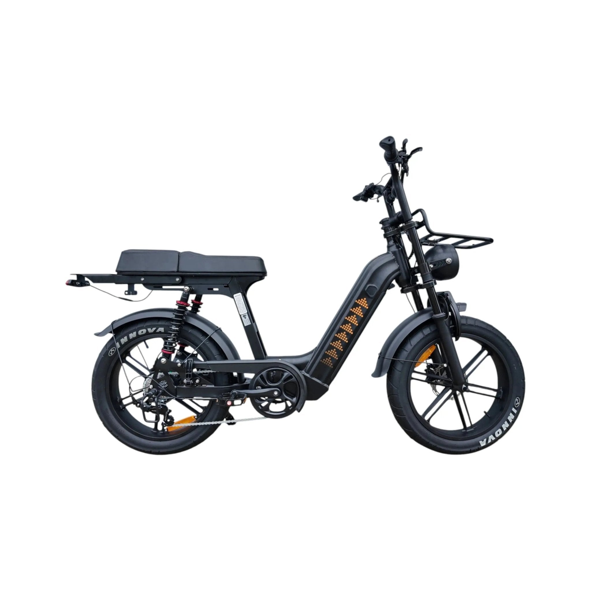 QmWheel D50 Fatbike Zwart - Hypebikes