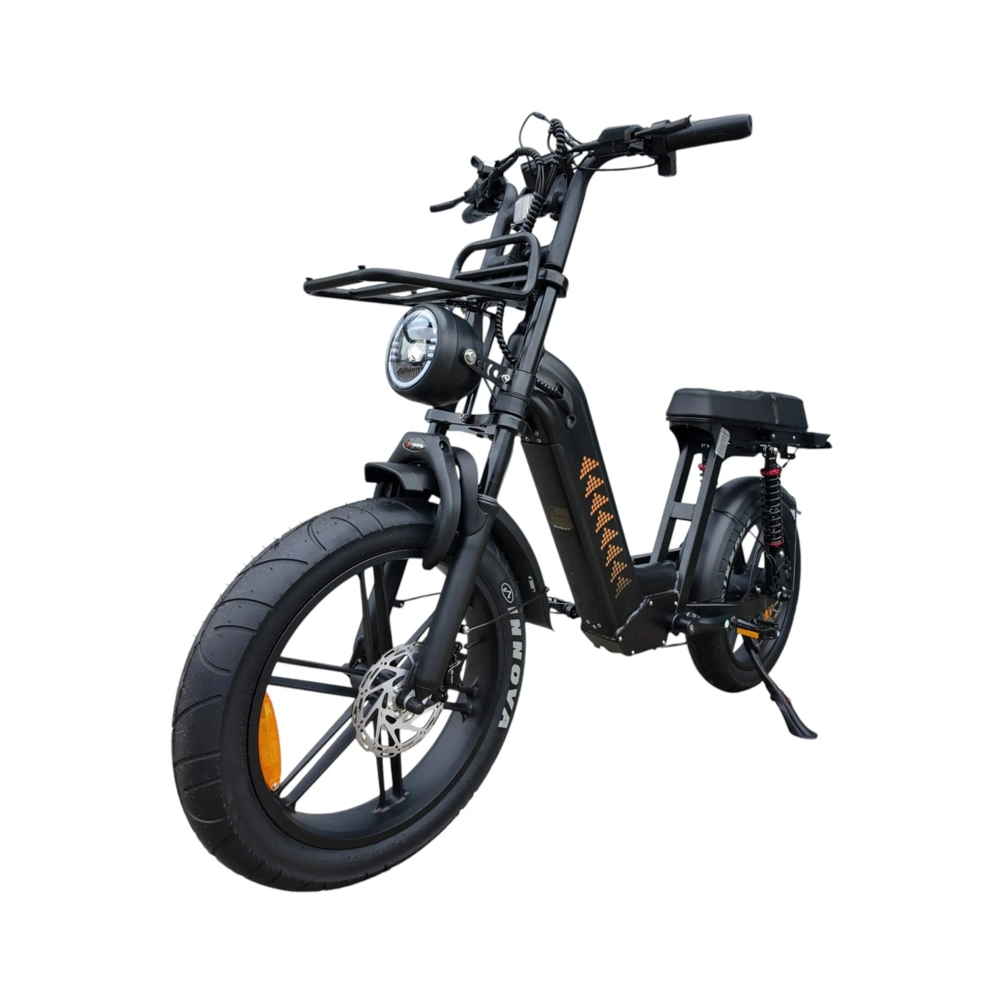 QmWheel D50 Fatbike Zwart - Hypebikes