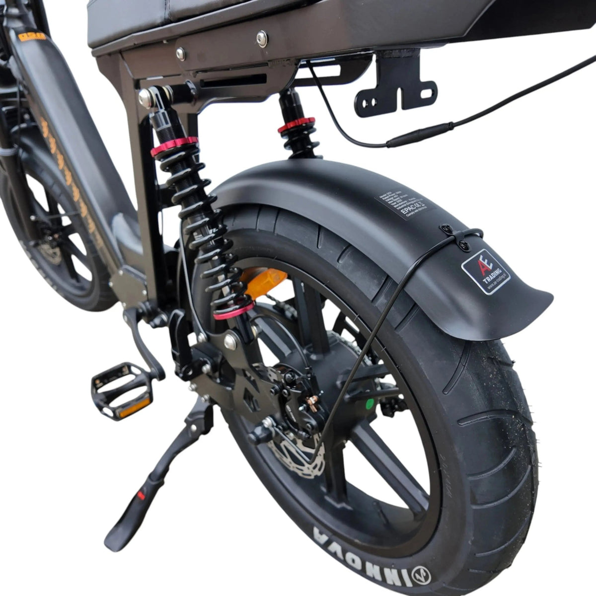 QmWheel D50 Fatbike Zwart - Hypebikes