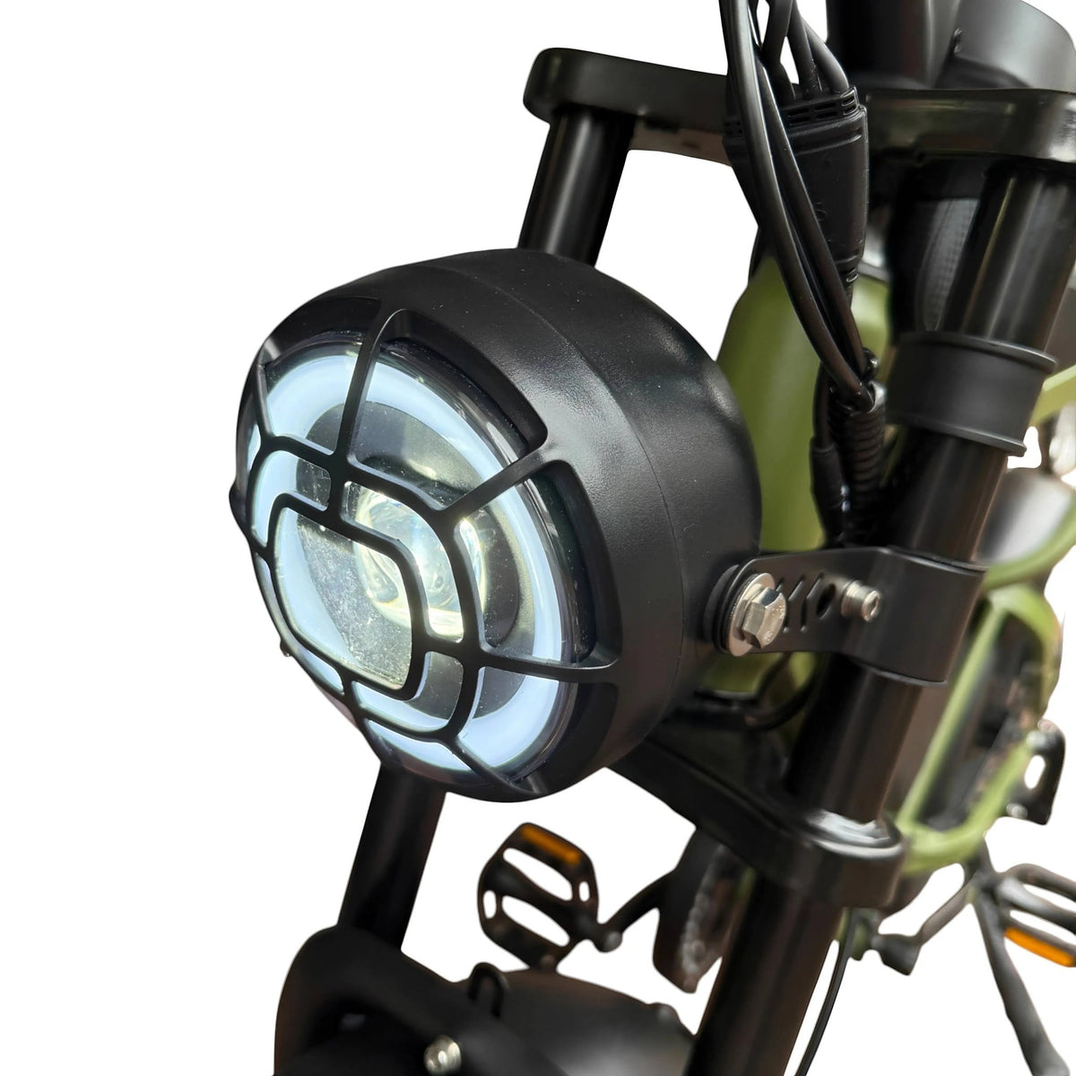 QmWheel V20 Mini Elektrische Fatbike Groen Compact Krachtig - Hypebikes