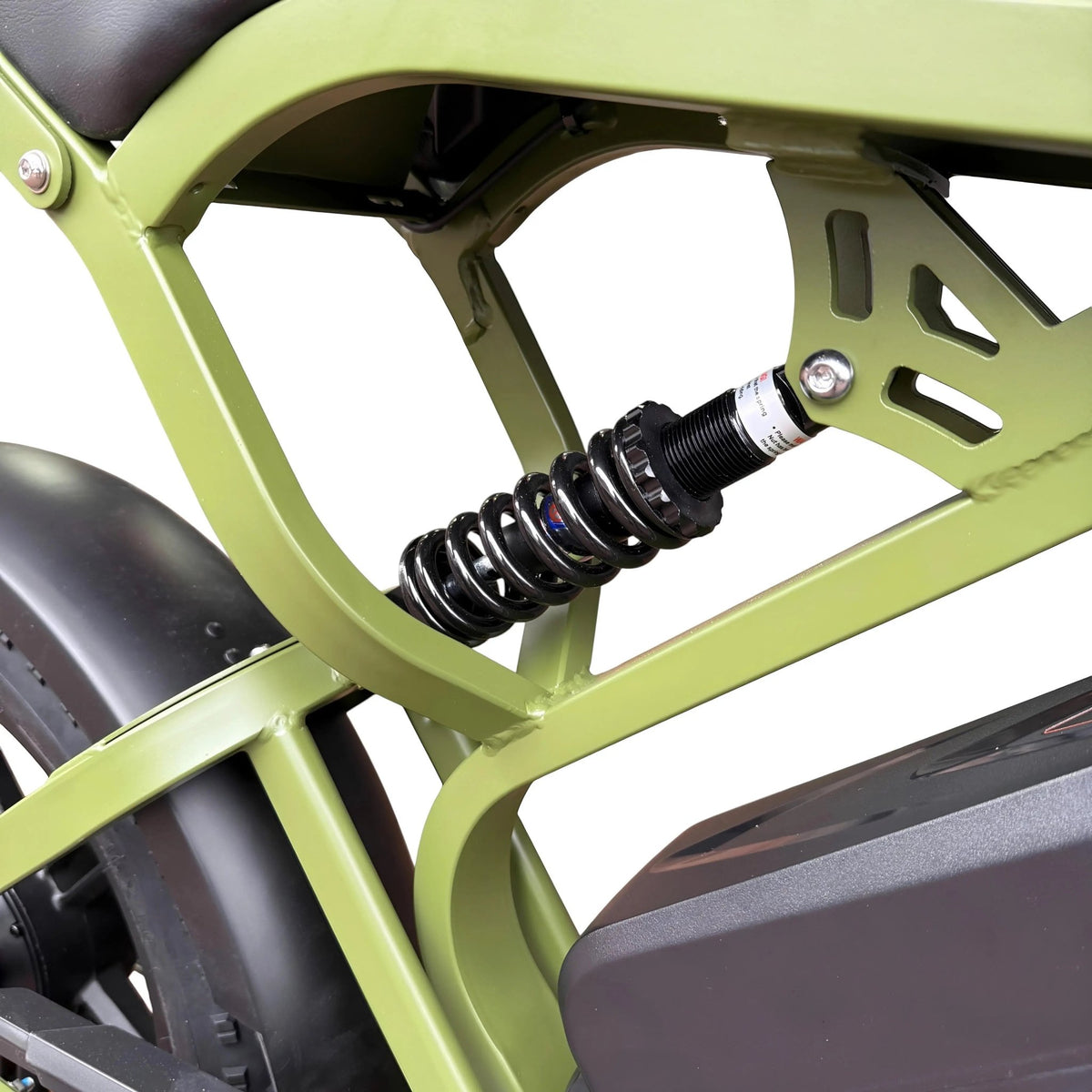 QmWheel V20 Mini Elektrische Fatbike Groen Compact Krachtig - Hypebikes