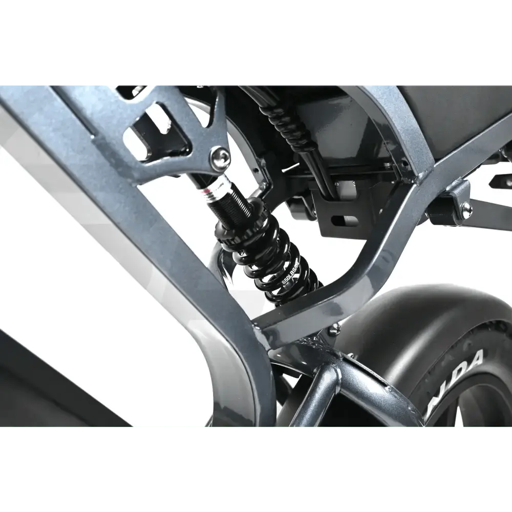 QMWheel V20 Pro 2026 fatbike donkergrijs