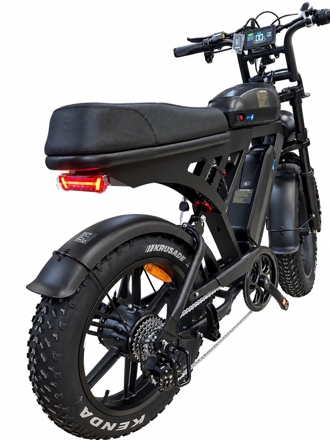 QMWHEEL V30 - Fatbike Dubbele Accu - Zwart - Hypebikes