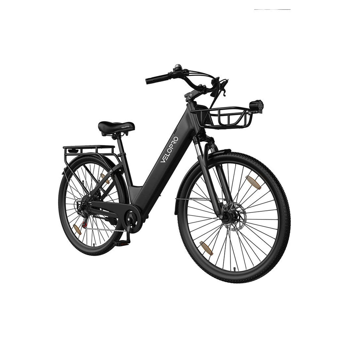 Velopro C1 Pro Elektrische Stadsfiets Zwart - Hypebikes