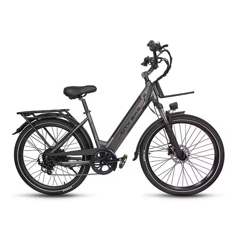 OUXI V10 City E-Bike – Elektrische Stadsfiets met 250W Motor & 36V Acc