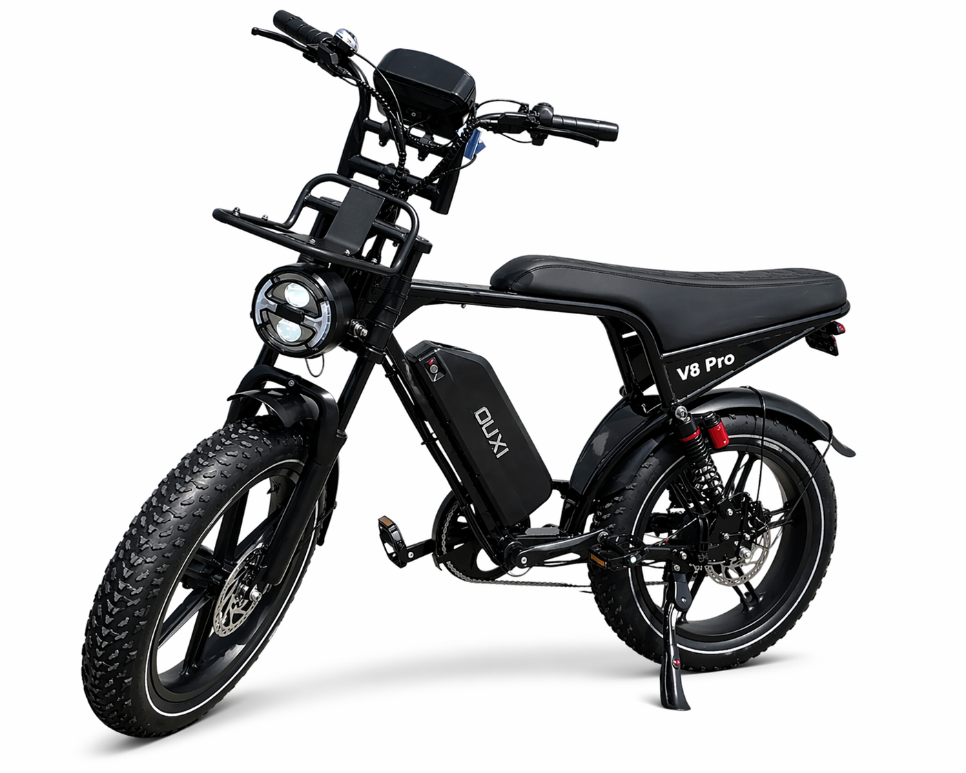 OUXI V8 Pro 24 Inch Fatbike - Zwart - Hydraulische Remmen