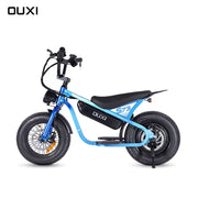 OUXI S73 mini Loopfiets Elektrisch Lichtblauw/Donkerblauw