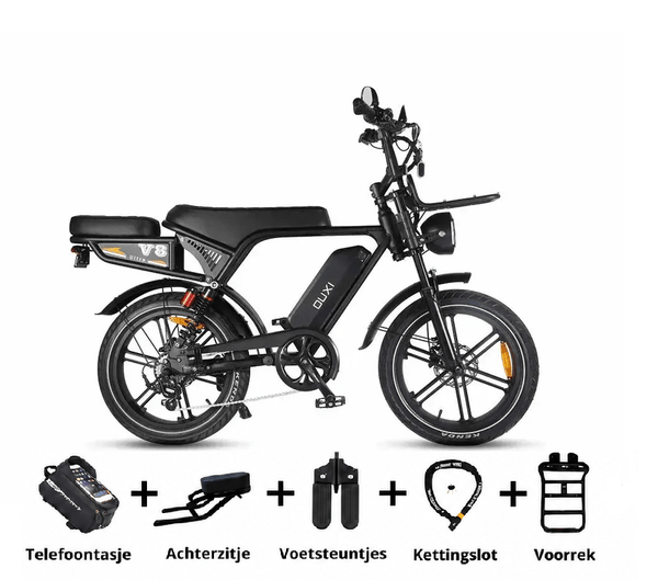 Fatbike Ouxi V8 Ultra 2026 – Sonderedition Mattschwarz