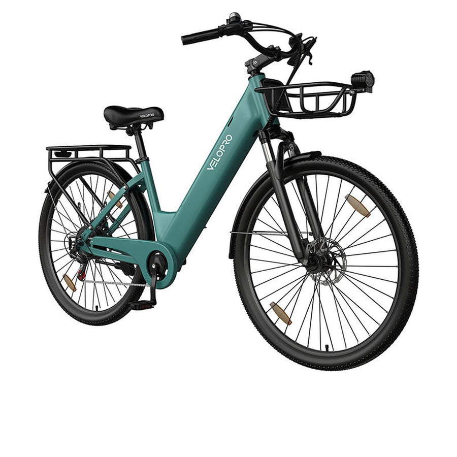 Velopro C1 Pro Elektrische Stadsfiets Blauw - Hypebikes