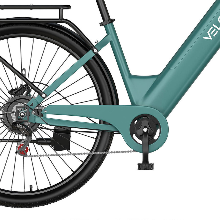 Velopro C1 Pro Elektrische Stadsfiets Groen - Hypebikes