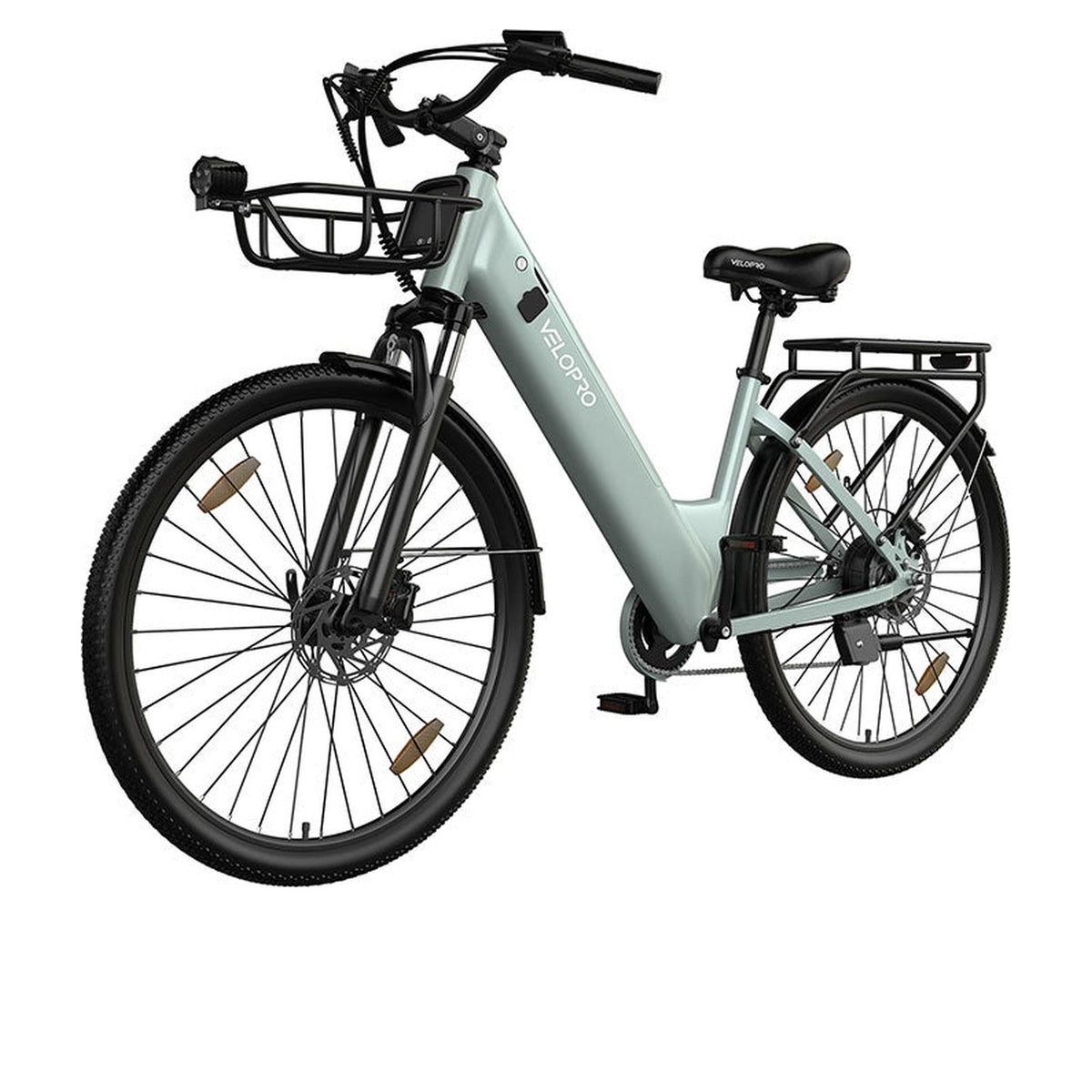 Velopro C1 Pro Elektrische Stadsfiets Groen - Hypebikes