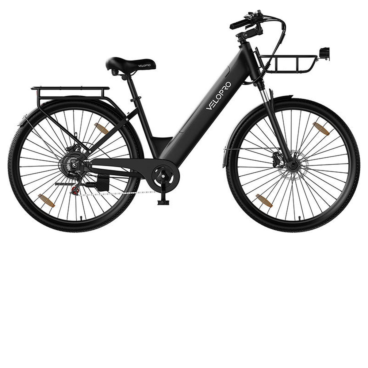 Velopro C1 Pro Elektrische Stadsfiets Zwart