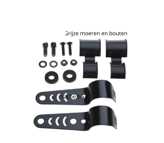 Koplamp Fatbike schroeven - beugels - houders - Ouxi V8 H9 C80 - Qmwheel - V20 V30 en overige merken - Hypebikes