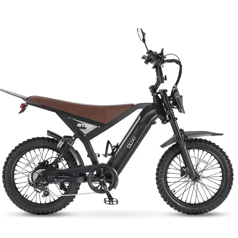 OUXI GT-20 PRO Fatbike 250W Hochgeschwindigkeitsmotor Schwarz