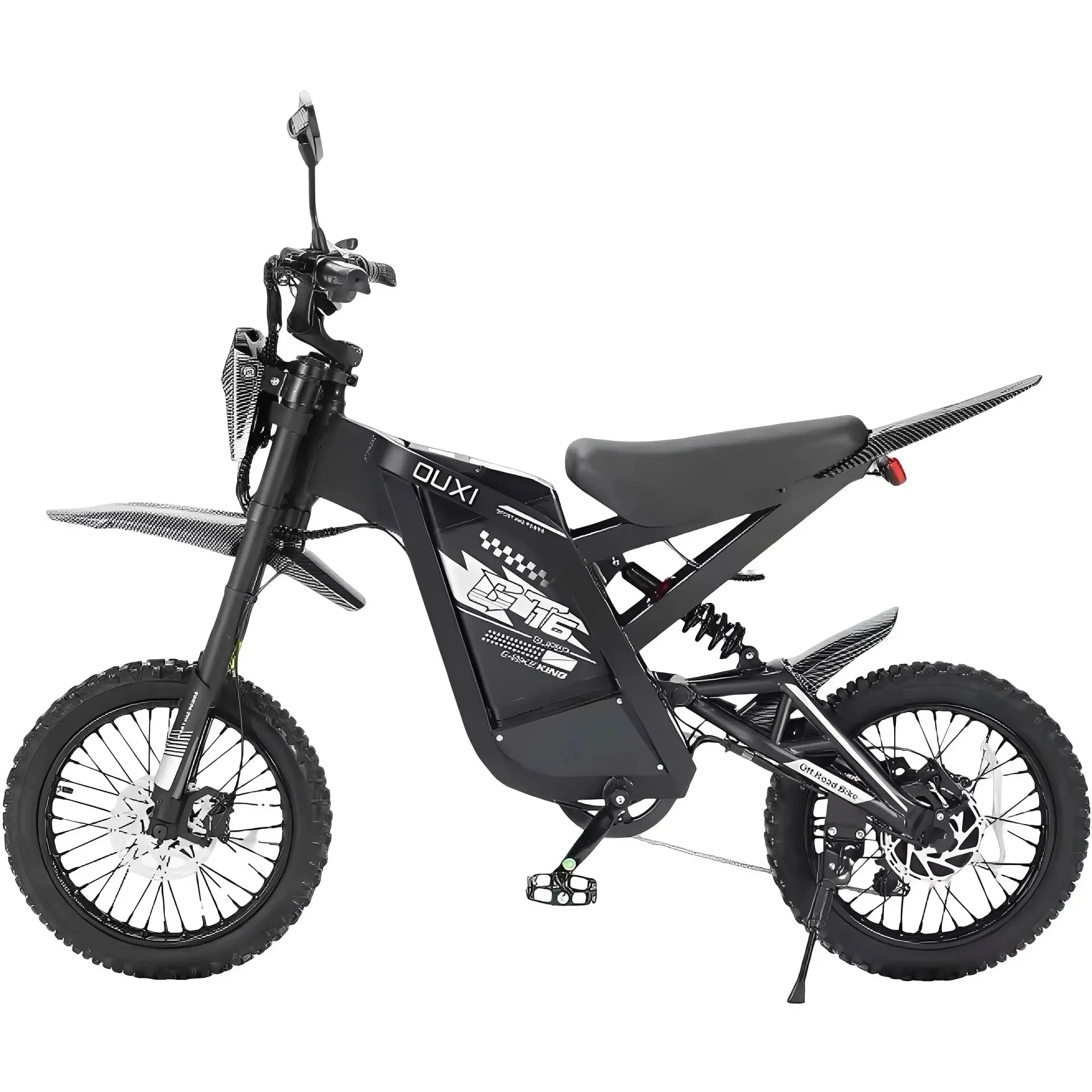 Ouxi GT16 Mini Fatbike - Zwart - Skinnybike - Hypebikes