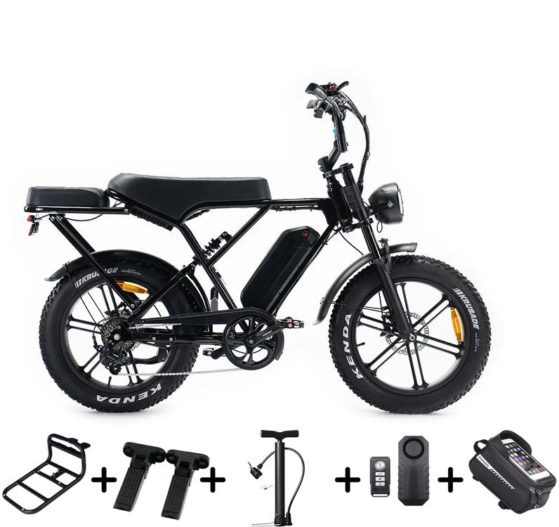 Ouxi H9 - Fatbike - Zwart - Special Edition - Hypebikes