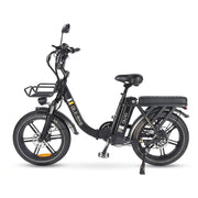 OUXI Q11 Zwarte Opvouwbare Fatbike Elektrisch 250W Met Hydraulische Remmen - Hypebikes