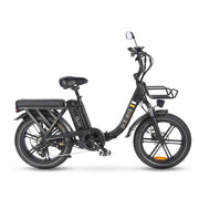 OUXI Q11 Zwarte Opvouwbare Fatbike Elektrisch 250W Met Hydraulische Remmen - Hypebikes