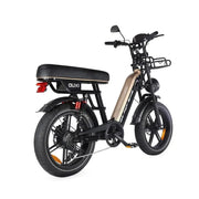 OUXI Q9 Zwarte Fatbike met Lage Instap en Robuust Frame - Hypebikes