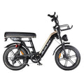 OUXI Q9 Zwarte Fatbike met Lage Instap en Robuust Frame