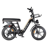 OUXI Q9 Zwarte Fatbike met Lage Instap en Robuust Frame