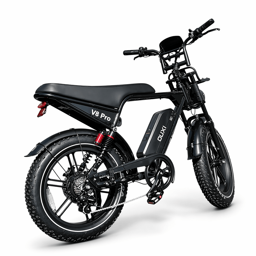 OUXI V8 Pro 24 Inch Fatbike - Zwart - Hydraulische Remmen - Hypebikes