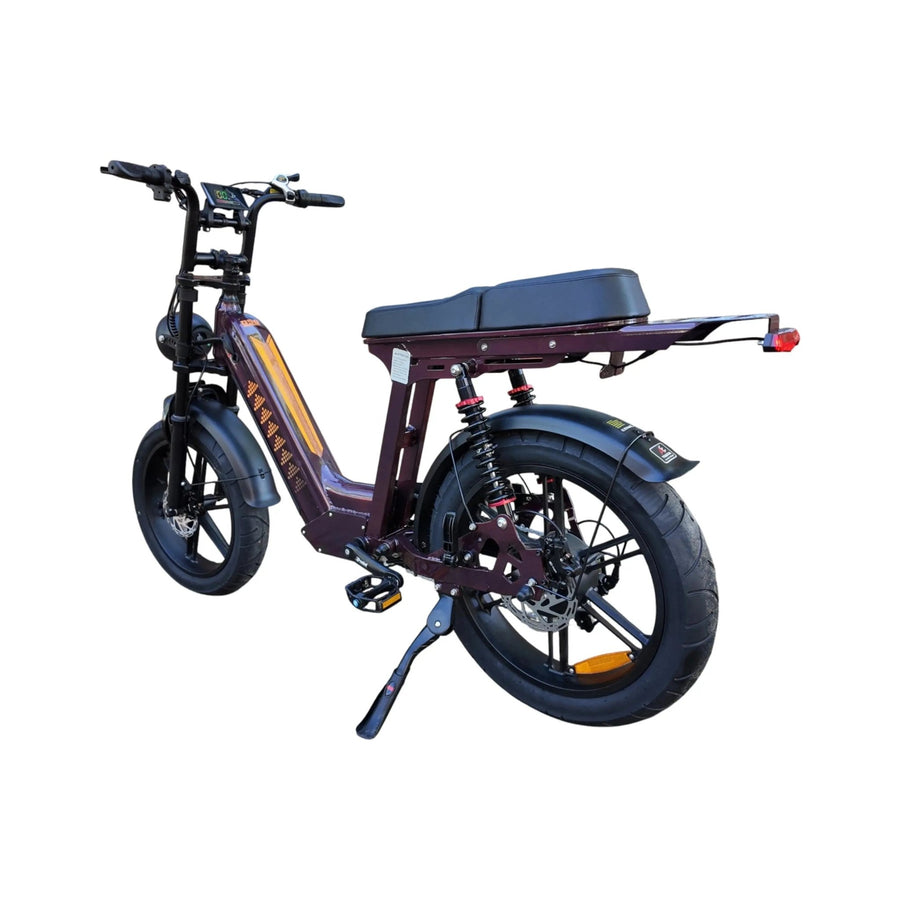 QmWheel D50 Elektrisch Fatbike 250W Paars - Hypebikes
