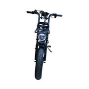 QmWheel D50 Elektrische Fatbike Grijs 250W Motor Dubbele Vering - Hypebikes