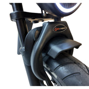 QmWheel D50 Elektrische Fatbike Grijs 250W Motor Dubbele Vering - Hypebikes