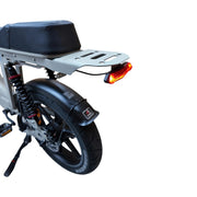 QmWheel D50 Elektrische Fatbike Grijs 250W Motor Dubbele Vering - Hypebikes