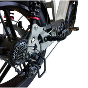 QmWheel D50 Elektrische Fatbike Grijs 250W Motor Dubbele Vering - Hypebikes