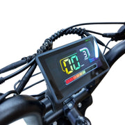 QmWheel D50 Elektrische Fatbike Grijs 250W Motor Dubbele Vering - Hypebikes