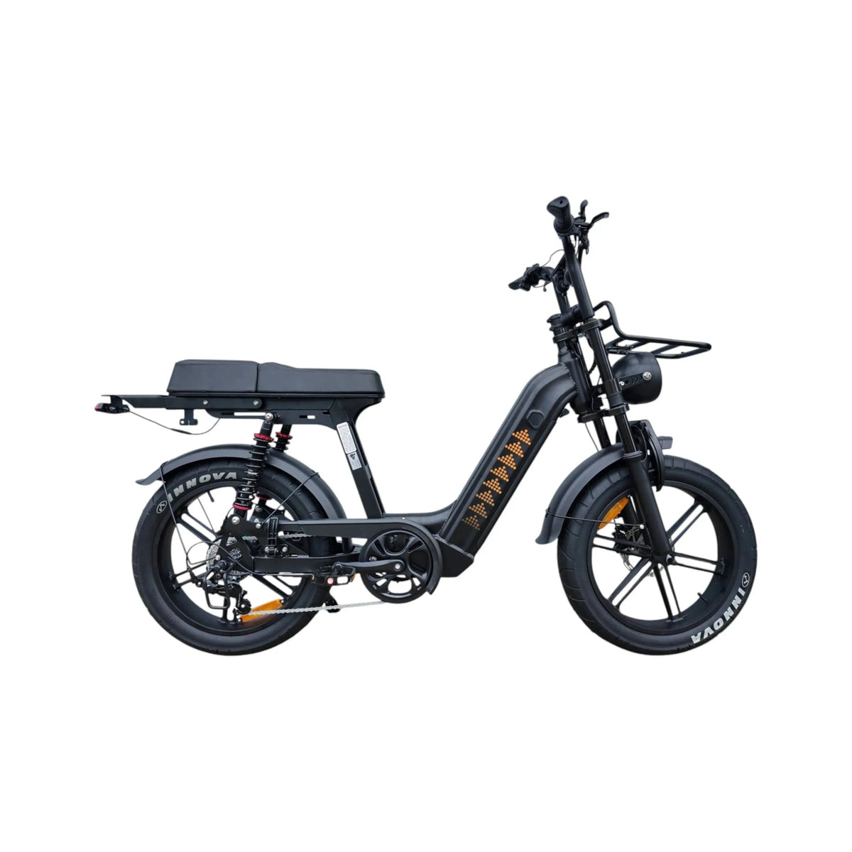 QmWheel D50 Fatbike Zwart