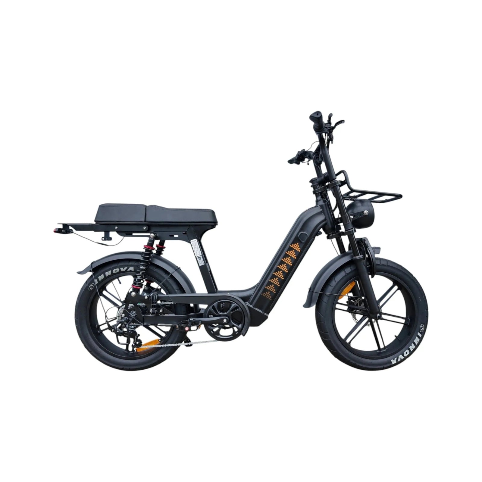 QmWheel D50 Fatbike Zwart - Hypebikes