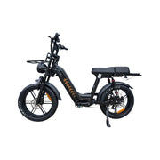QmWheel D50 Fatbike Zwart - Hypebikes