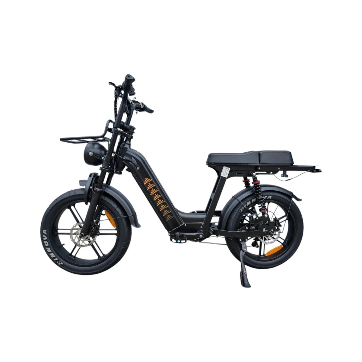 QmWheel D50 Fatbike Zwart - Hypebikes