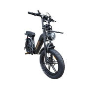 QmWheel D50 Fatbike Zwart - Hypebikes