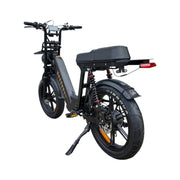 QmWheel D50 Fatbike Zwart - Hypebikes
