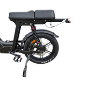 QmWheel D50 Fatbike Zwart - Hypebikes