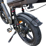 QmWheel D50 Fatbike Zwart - Hypebikes