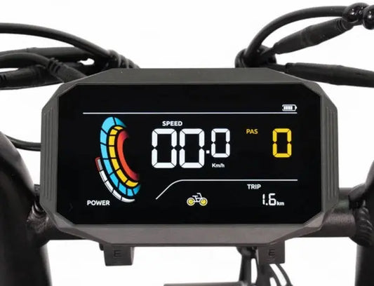 Qmwheel Mini Fatbike V20 Pro Display | Fietscomputer - Hypebikes