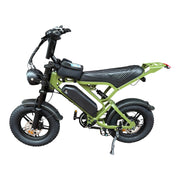 QmWheel V20 Mini Elektrische Fatbike Groen Compact Krachtig - Hypebikes